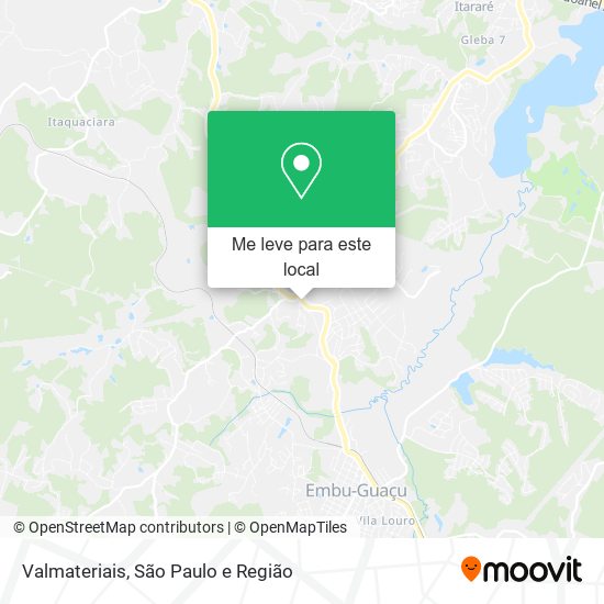 Valmateriais mapa