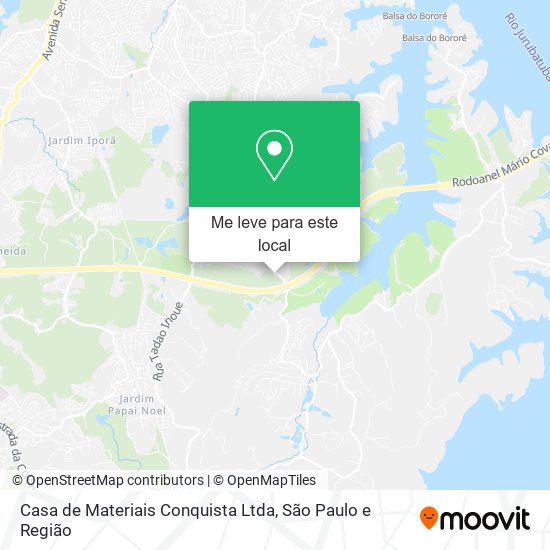 Casa de Materiais Conquista Ltda mapa