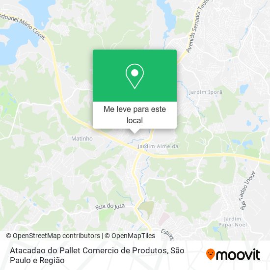 Atacadao do Pallet Comercio de Produtos mapa