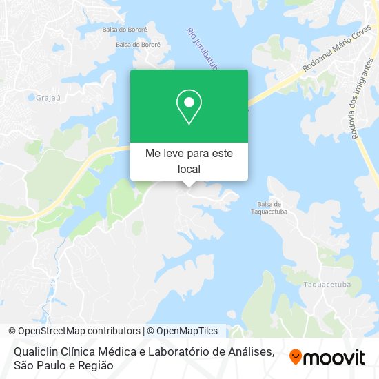 Qualiclin Clínica Médica e Laboratório de Análises mapa
