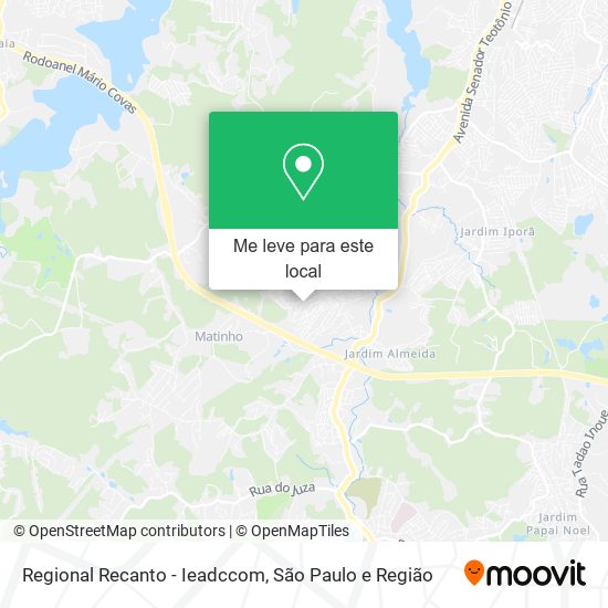 Regional Recanto - Ieadccom mapa