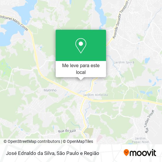 José Ednaldo da Silva mapa
