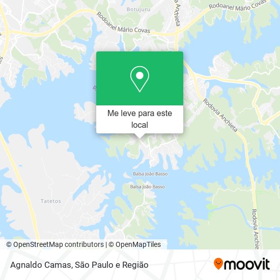 Agnaldo Camas mapa