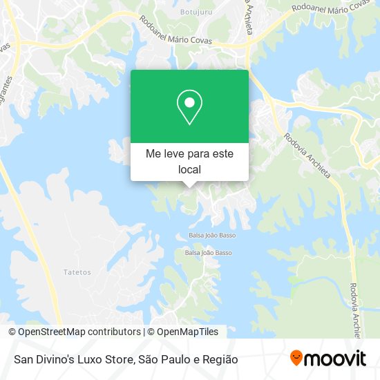 San Divino's Luxo Store mapa