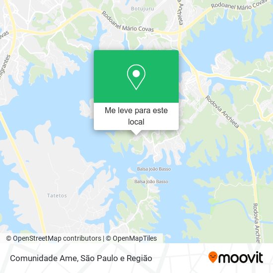 Comunidade Ame mapa