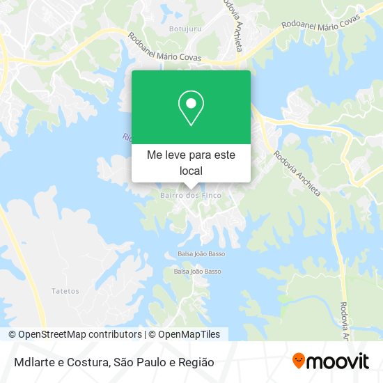 Mdlarte e Costura mapa