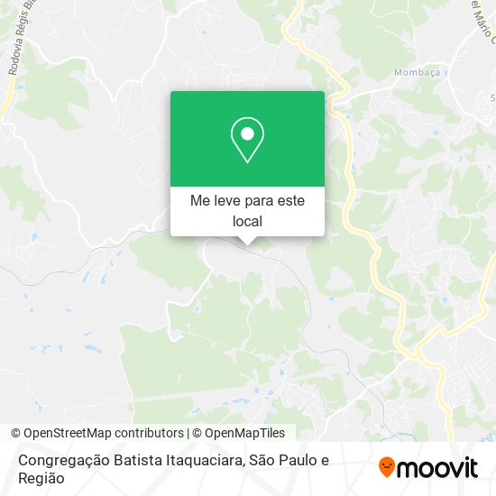 Congregação Batista Itaquaciara mapa