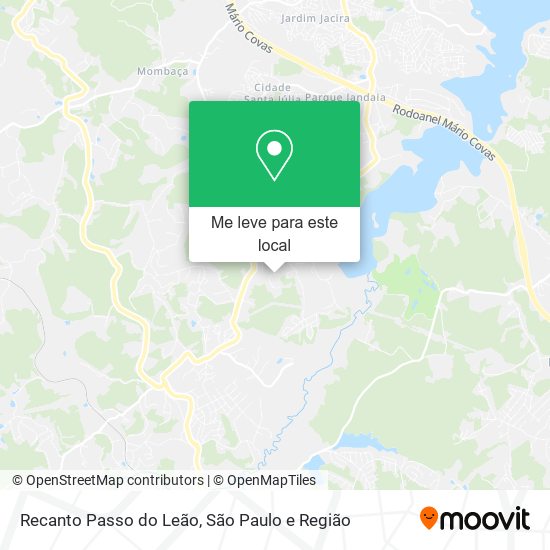 Recanto Passo do Leão mapa