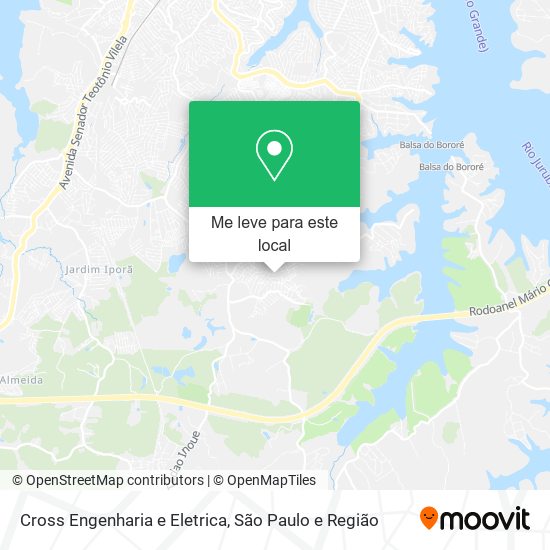 Cross Engenharia e Eletrica mapa