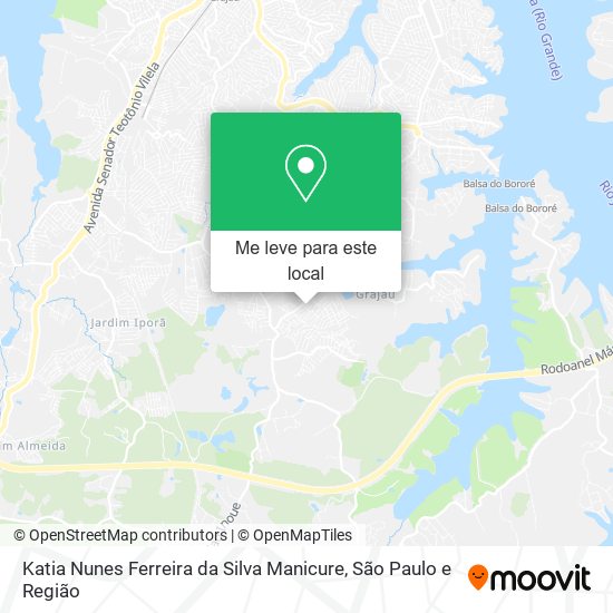 Katia Nunes Ferreira da Silva Manicure mapa