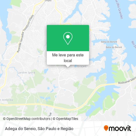 Adega do Sereio mapa