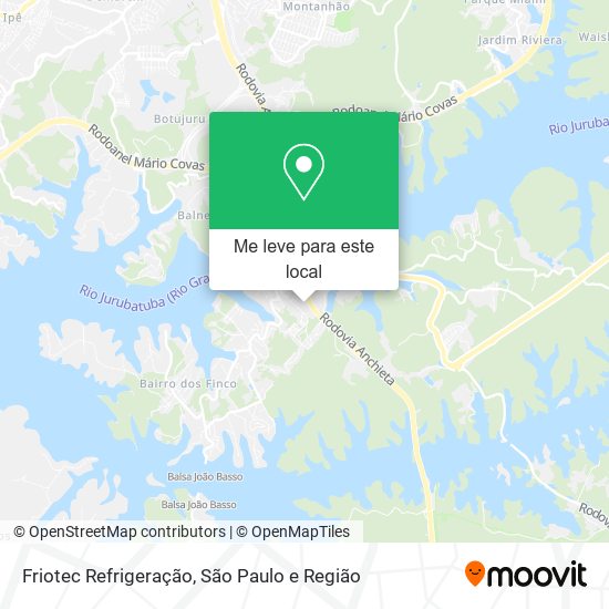 Friotec Refrigeração mapa