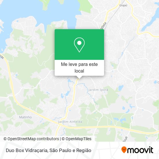 Duo Box Vidraçaria mapa