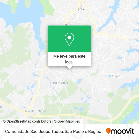 Comunidade São Judas Tadeu mapa