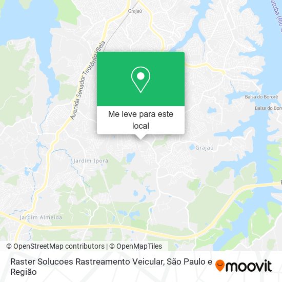 Raster Solucoes Rastreamento Veicular mapa