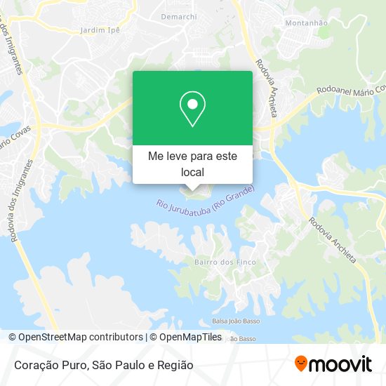 Coração Puro mapa