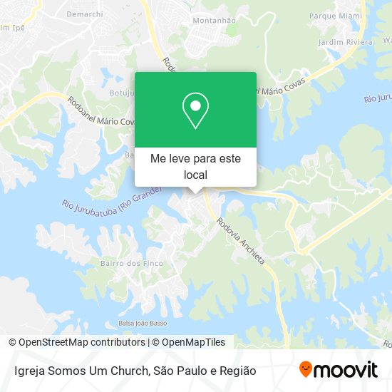 Igreja Somos Um Church mapa