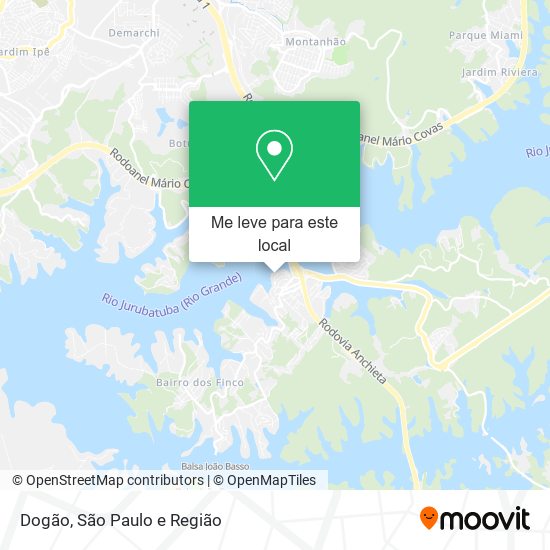 Dogão mapa