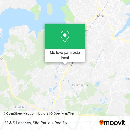 M & S Lanches mapa
