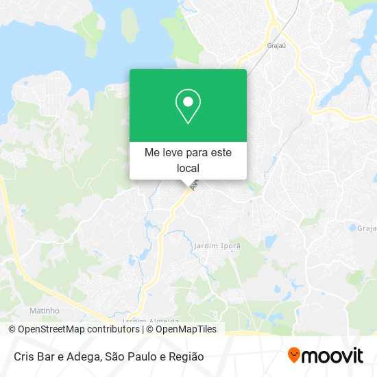 Cris Bar e Adega mapa