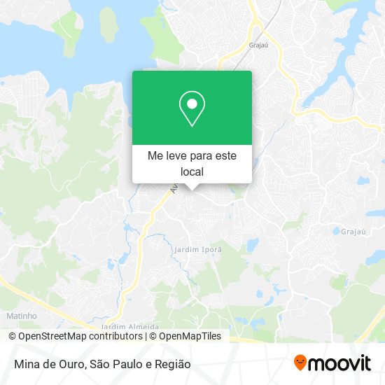 Mina de Ouro mapa