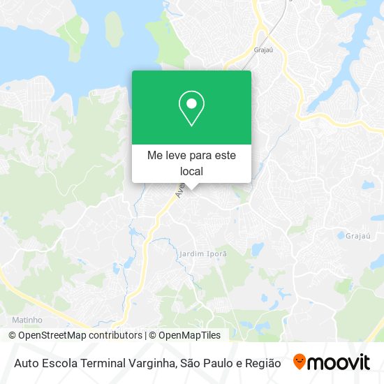 Auto Escola Terminal Varginha mapa