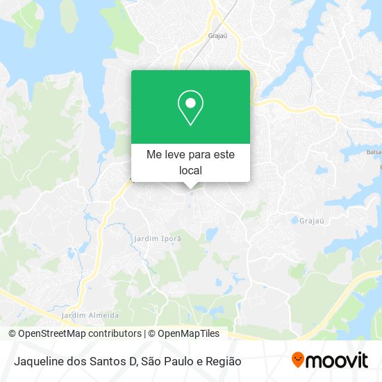 Jaqueline dos Santos D mapa