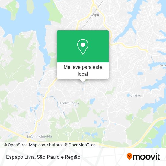 Espaço Lívia mapa