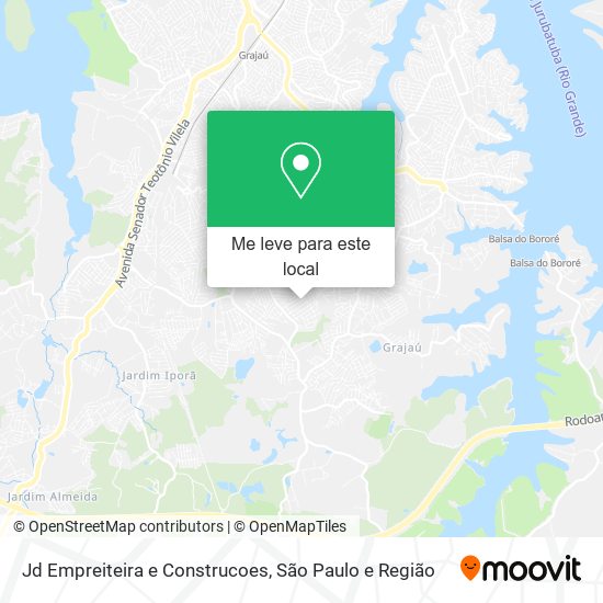 Jd Empreiteira e Construcoes mapa