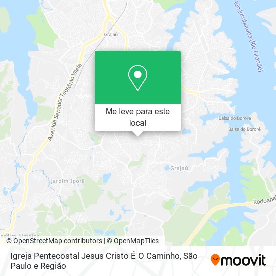 Igreja Pentecostal Jesus Cristo É O Caminho mapa