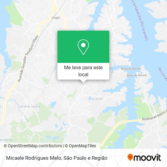 Micaele Rodrigues Melo mapa