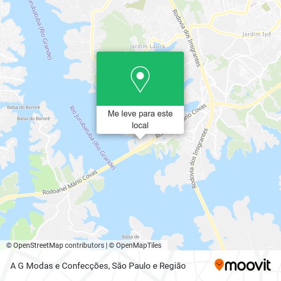 A G Modas e Confecções mapa