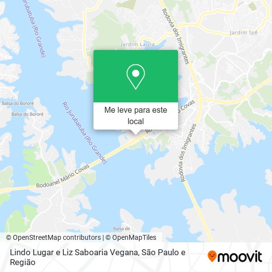 Lindo Lugar e Liz Saboaria Vegana mapa