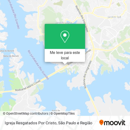 Igreja Resgatados Por Cristo mapa