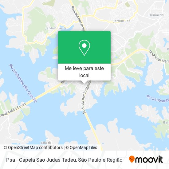 Psa - Capela Sao Judas Tadeu mapa