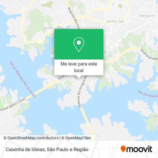 Caixinha de Ideias mapa