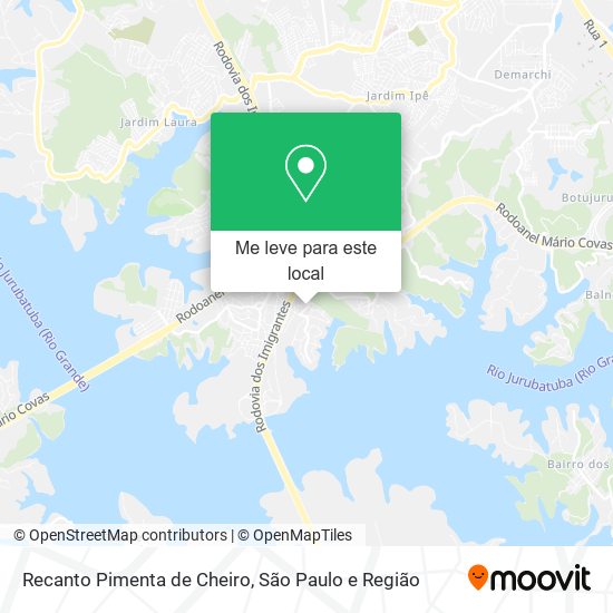 Recanto Pimenta de Cheiro mapa