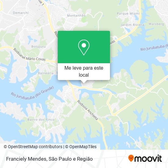 Franciely Mendes mapa