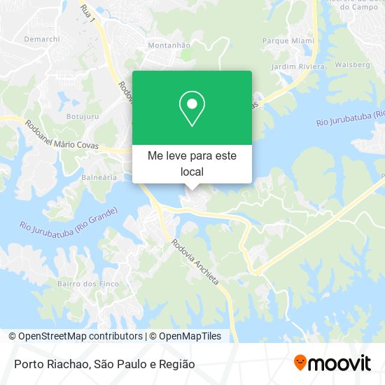Porto Riachao mapa