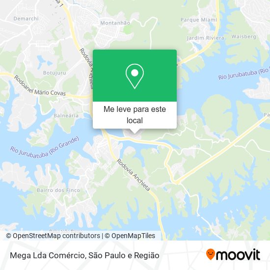 Mega Lda Comércio mapa