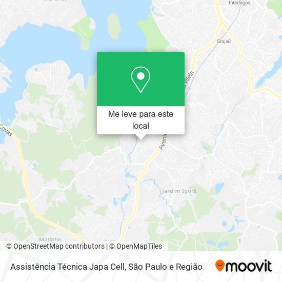 Assistência Técnica Japa Cell mapa