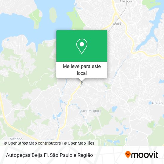 Autopeças Beija Fl mapa