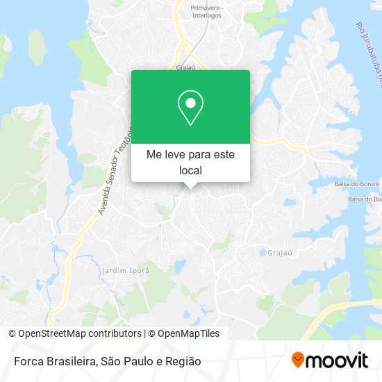 Forca Brasileira mapa