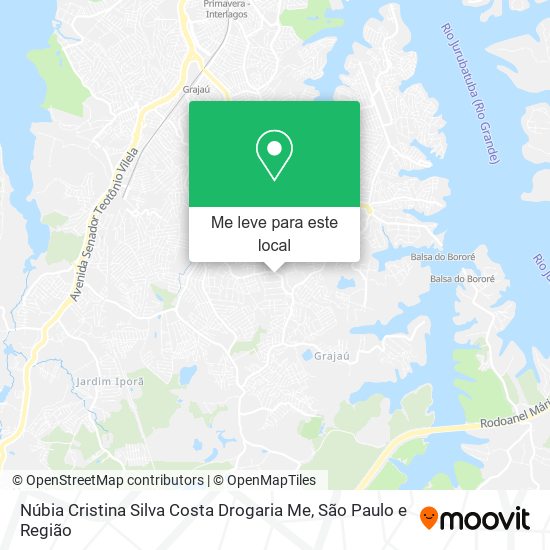 Núbia Cristina Silva Costa Drogaria Me mapa