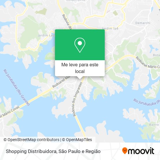 Shopping Distribuidora mapa