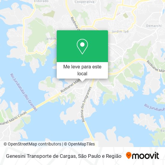 Genesini Transporte de Cargas mapa