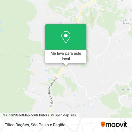 Tilico Rações mapa