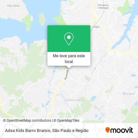 Adsa Kids Barro Branco mapa