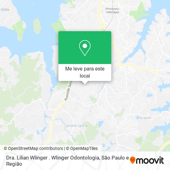 Dra. Lilian Wlinger . Wlinger Odontologia mapa