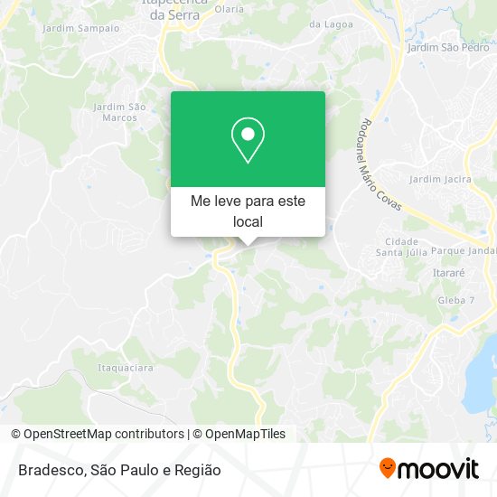 Bradesco mapa